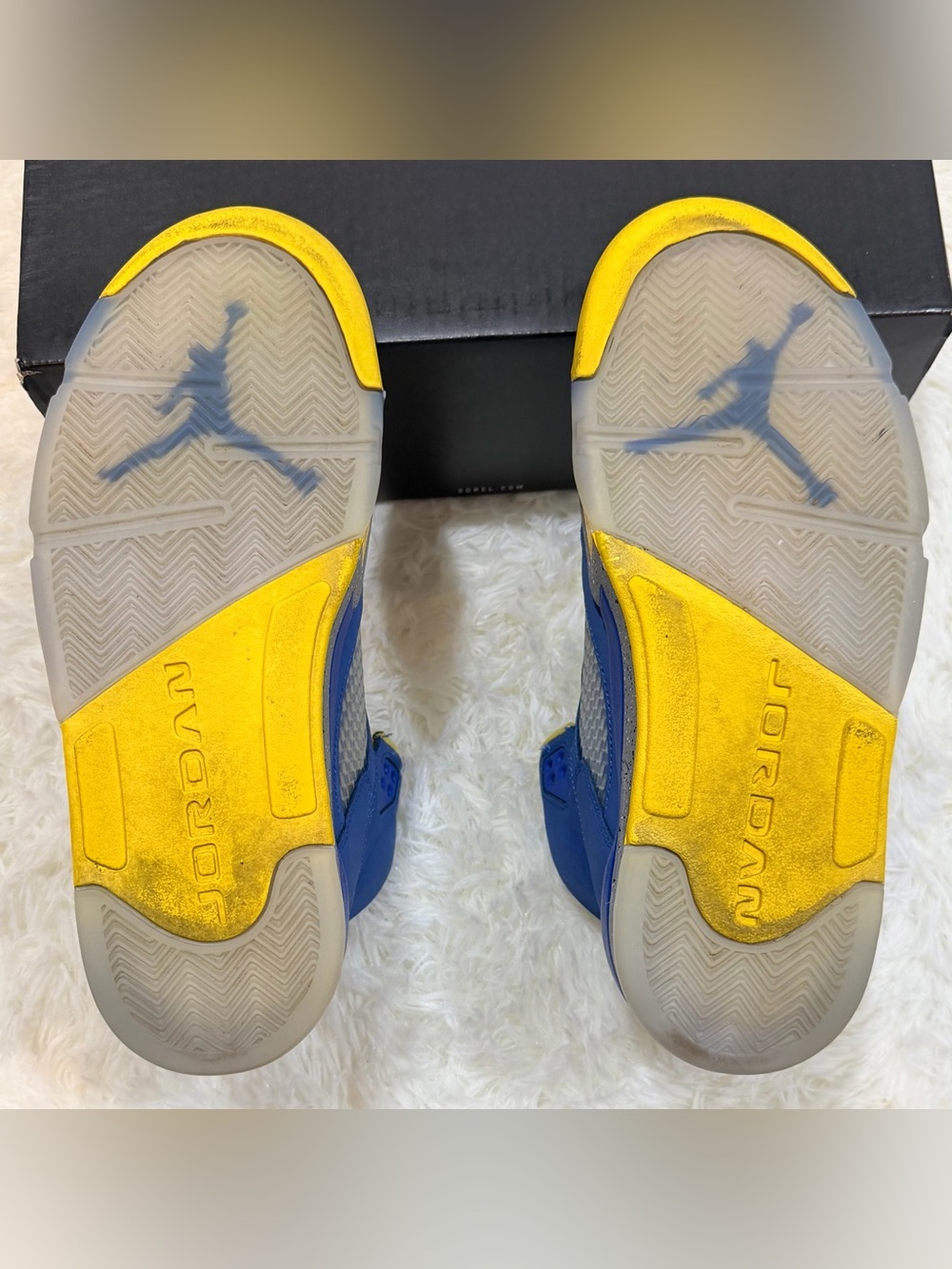Men’s Air Jordan 5 Retro JSP Laney Varsity Royal - Size 9.5 - CD2720-400 - Picture 8 of 10